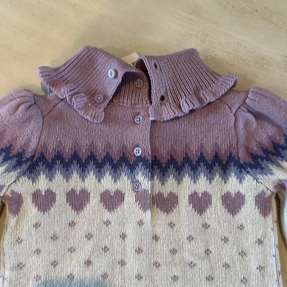 Janie and Jack Long sweater dress - Picture 3 of 4